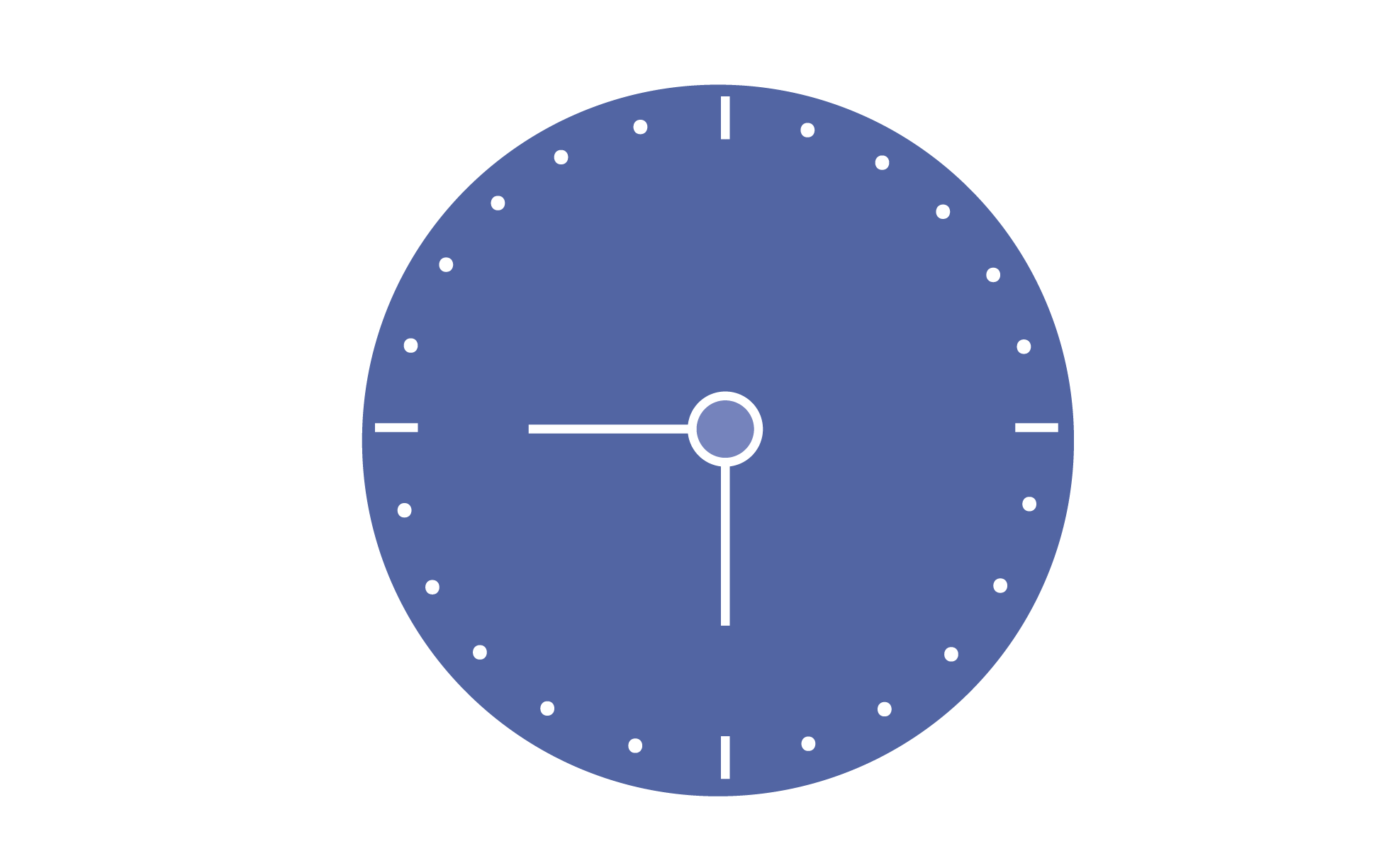 long term financial advisor Drawing of a clock.