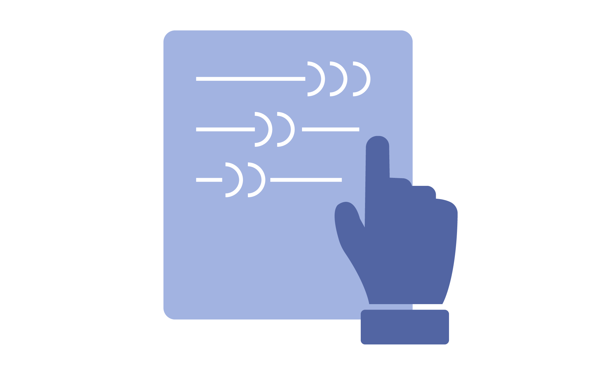 financial advisors A hand pointing to writing on a document.